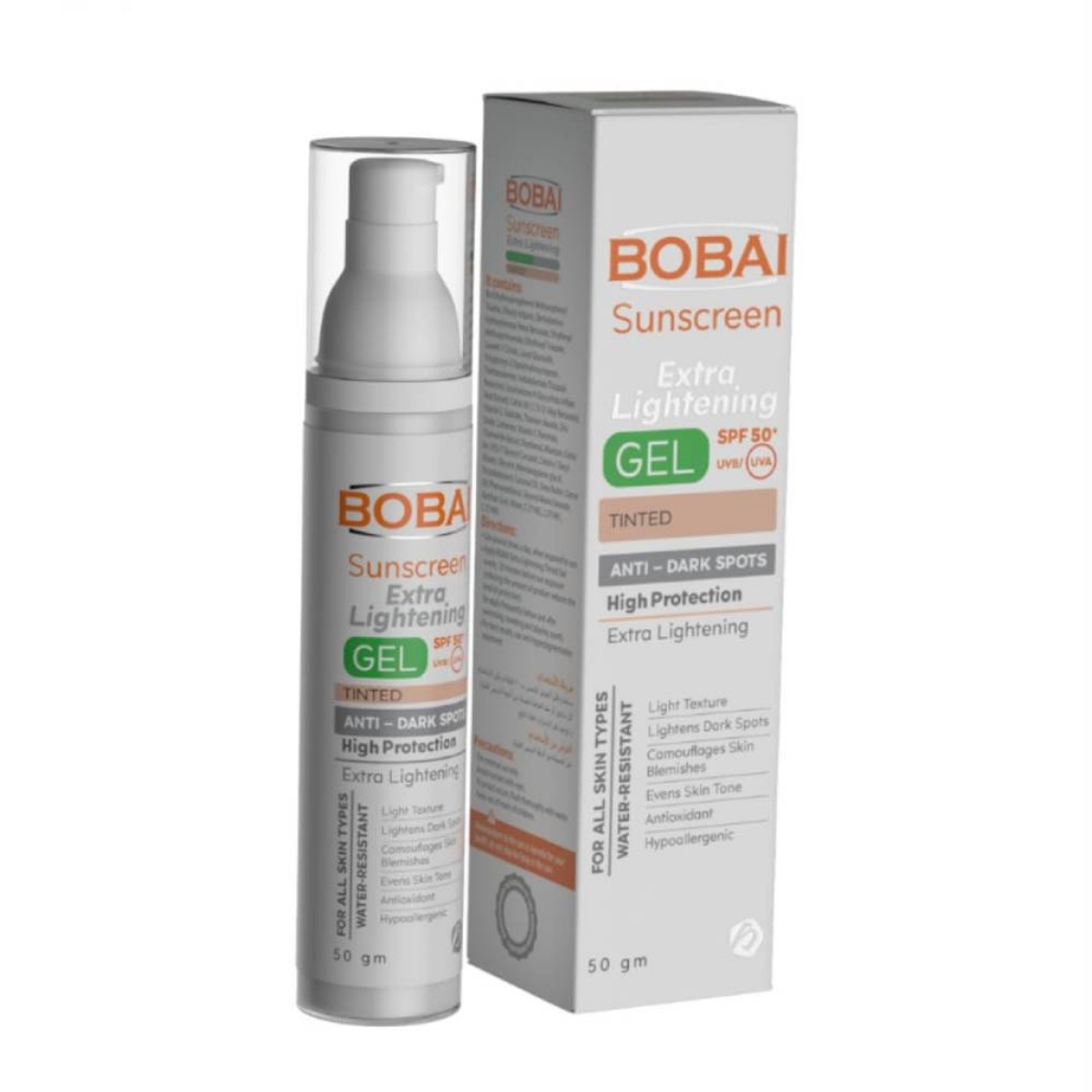 صورة بوباى bobai جيل صن كير 50 جم