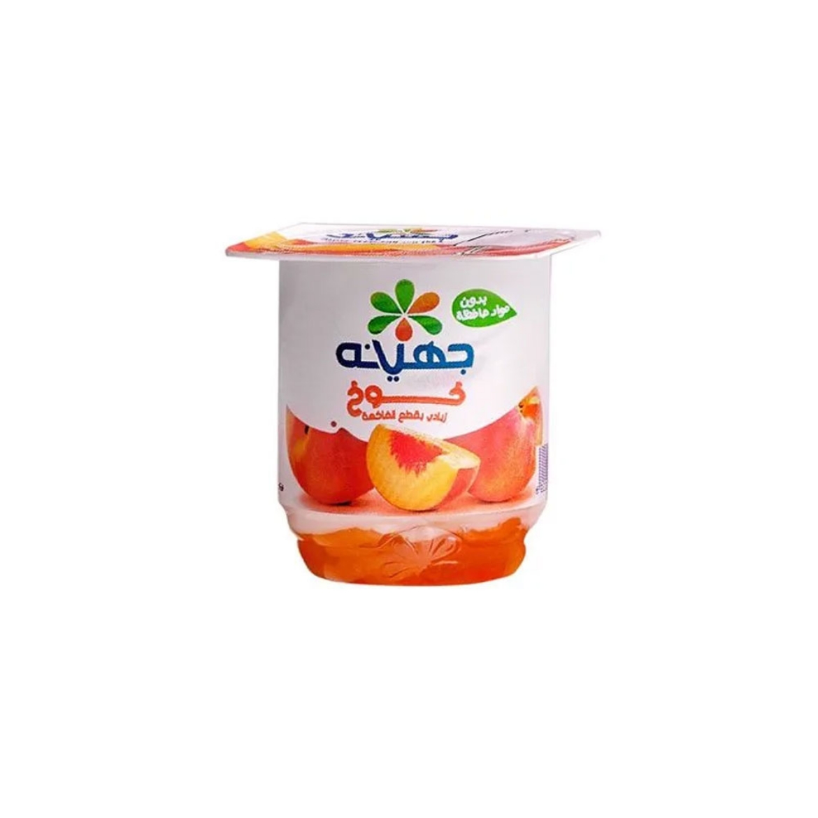 صورة جهينه زبادي خوخ قطع 105جم