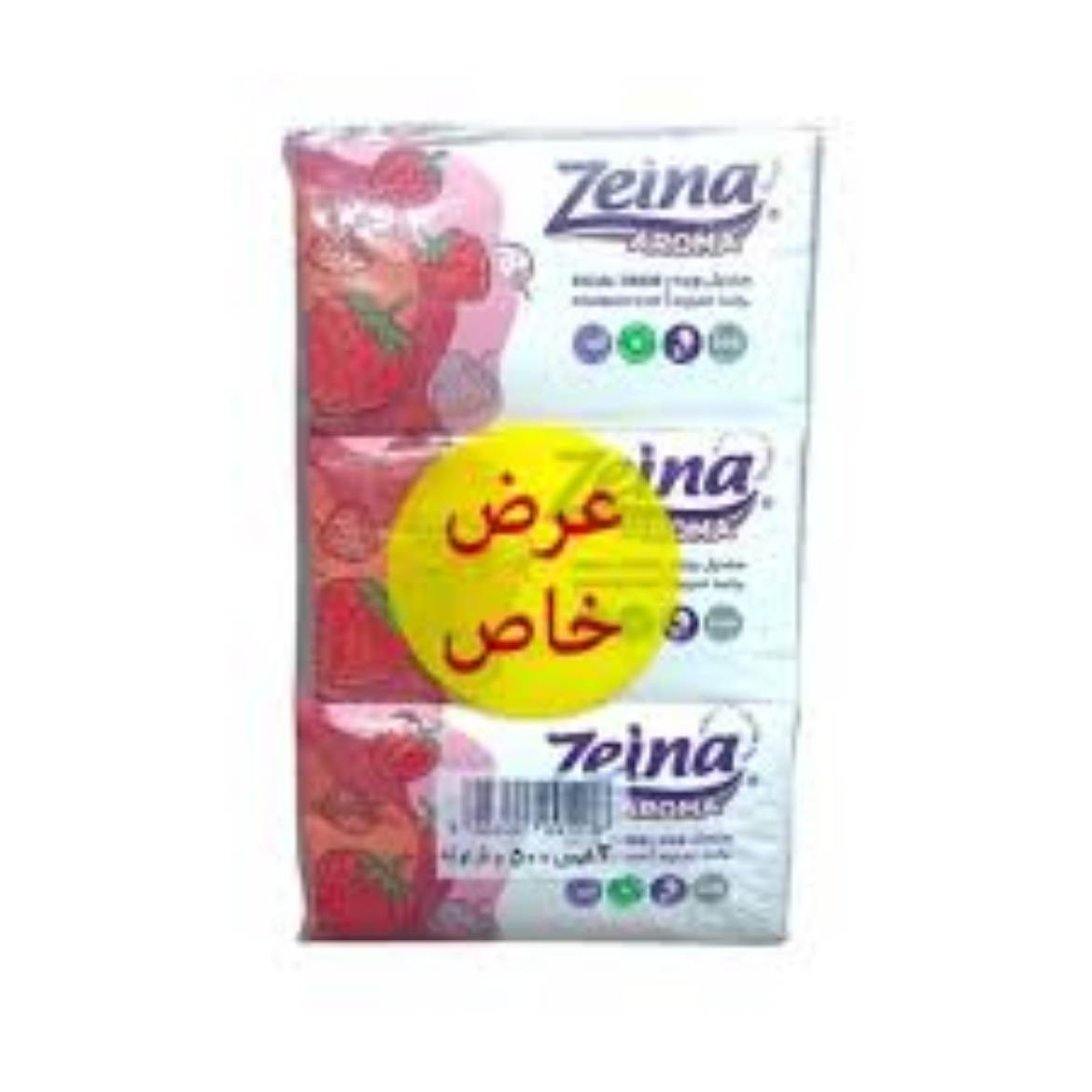 صورة زينه مناديل فواكه فراوله 500 منديل عرض 3ق