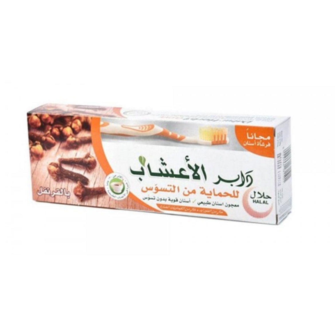 صورة دابر معجون اسنان قرنفل 140 جم+فرشاة